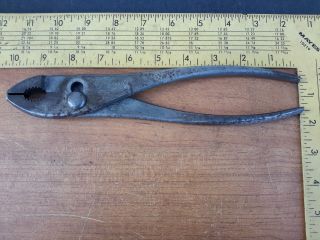 Vintage Ceetee (crescent Tool) Co. ,  Jamestown,  N.  Y. ,  Usa 10 " Slip - Joint Pliers