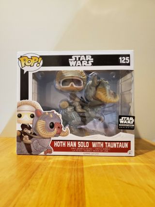 Funko Pop Star Wars Hoth Han Solo With Tauntaun Smugglers Bounty Exclusive 125