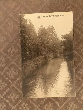 Vintage Abbaye Du Val Notre Dame Postcard
