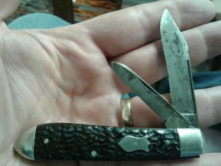 John Primble India Steel 3.  5 " Torpedo Jack Pocket Knife