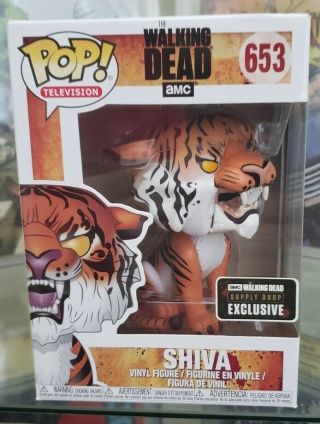 Funko Pop Shiva 653 The Walking Dead Sdcc 2018 Exclusive Rare