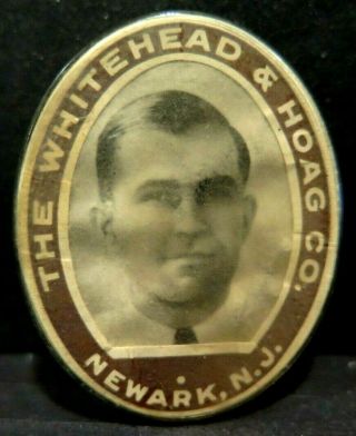 Employee Badge Whitehead Hoag Co Newark Nj Antique Advertising Pin Pinback Badge