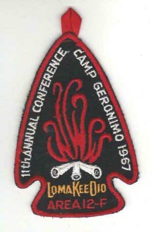 Oa Conclave Area 12f 1967 Loma Kee Dio Camp Geronimo
