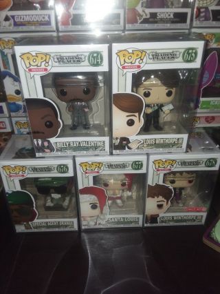 Funko Pop “trading Places” Full Set Including The Target Exclusive Louis