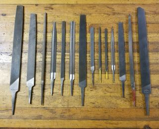 Vintage Metal Files • Woodworking Rasps Rifler Machinist Metal Filing Tools ☆usa