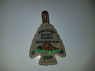Vintage Boy Scout Patch Philmont Staff Cimarron N.  M.