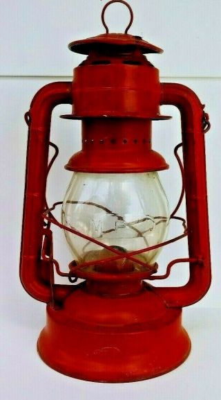 Vintage Dietz No.  2 D - Lite Kerosene Oil Lantern Ny Usa Railroad Barn