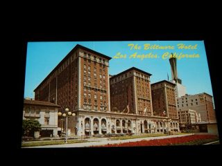 Vintage Postcard,  Los Angeles,  California,  Ca,  The Biltmore Hotel At Pershing Sq