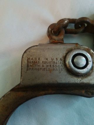 Rare Smith And Wesson Model 94 V3 Handcuffs No Key 3
