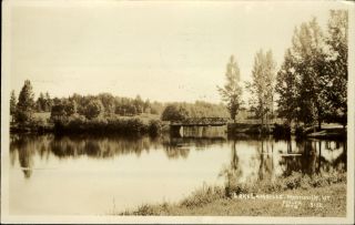 Rppc Lake Lamoille Morrisville Vermont 1933 Steiner Hartford Ct