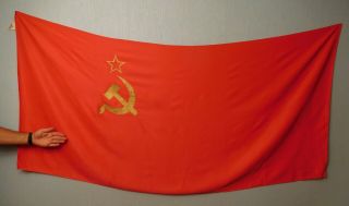 Soviet Union Red Flag of the USSR Communist made in USSR 70s 3