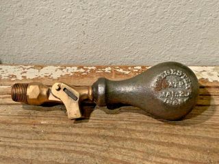 Vintage Brass Handle,  Lever,  Steampunk Lamp Parts,  Antique,  Industrial 2