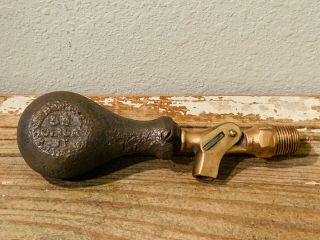 Vintage Brass Handle,  Lever,  Steampunk Lamp Parts,  Antique,  Industrial 5