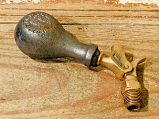 Vintage Brass Handle,  Lever,  Steampunk Lamp Parts,  Antique,  Industrial 6
