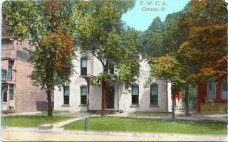 Canton Ohio Ywca Building 1910 Postcard