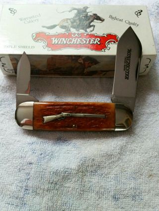 Winchester Riffle Series Large Sunfish Elephant Toe Knife