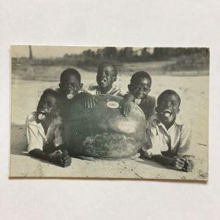 Vintage Black Americana Postcard Watermelon From Hope,  Arkansas Posted 1941