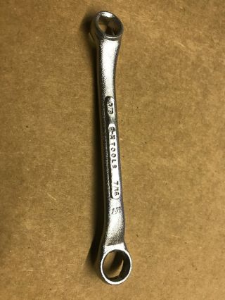 Vintage S - K Sk Tools - Model No.  H - 1214 - 3/8 X 7/16 Inch Wrench