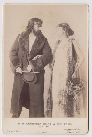 Stage Cabinet - Dorothea Baird And Sir Herbert Beerbohm Tree In Trilby,  1896