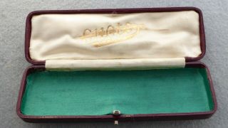 Vintage Onoto The Pen Box Only,  Missing Bottom Insert,  6 " Inside