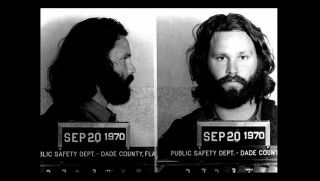 Jim Morrison Mug Shot Photo Indecency Arrest Photo,  Doors,  Dade Cty Fl