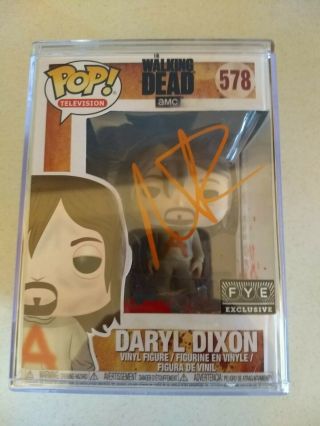 Funko Pop The Walking Dead: Daryl Dixon Fye Exclusive 578 Autographed