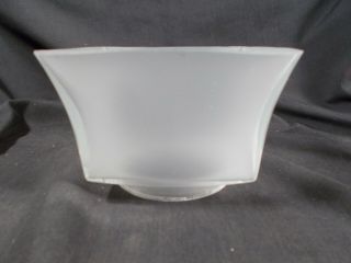 Vintage Square Mission Frosted Glass Gas Style Lampshade Lamp Shade