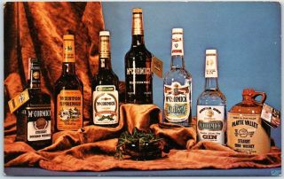 Mccormick Distillig Company Advertising Postcard Booze Alcohol Liquor C1960s