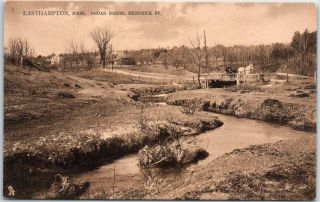 Easthampton,  Massachusetts Postcard " Broad Brook,  Hendrick Street " Tuck 