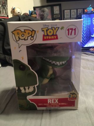 Funko Pop Disney Pixar Toy Story Rex 20th Anniversary 171