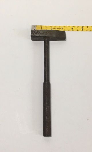 Vintage 15oz.  9 1/4” Long All Steel Cross Peen Hammer Machinist Metalworking Tool