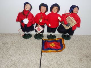 Byers Choice The Carolers Salvation Army Set Of 4 Girls And Boys