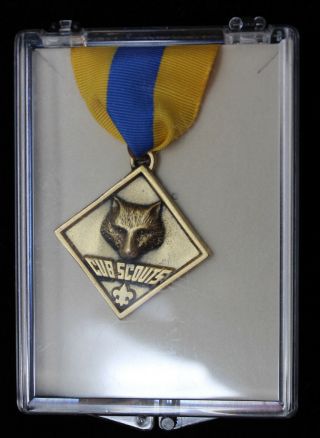 Vintage Boy Scout - Cub Scouter 5126 Award Medal Cub Scout Award D - 9