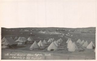 Malta Ghajn Tuffieha Naval Camp Hms Iron Duke Company Tents Photo Card