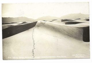 Vintage Mexico Rppc Postcard White Sands National Monument Near Alamogordo