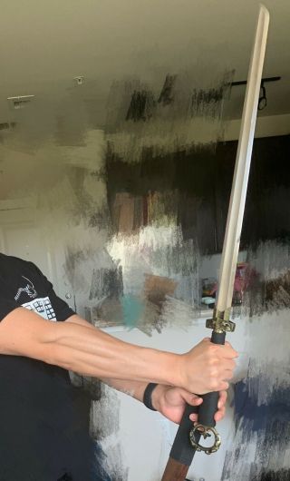 Handmade Chinese Sword Carbon Steel Straight Blade