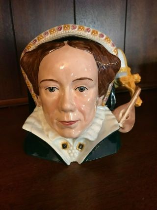 Royal Doulton Large Character Jug " Queen Mary I ",  2004 Jug Of The Year
