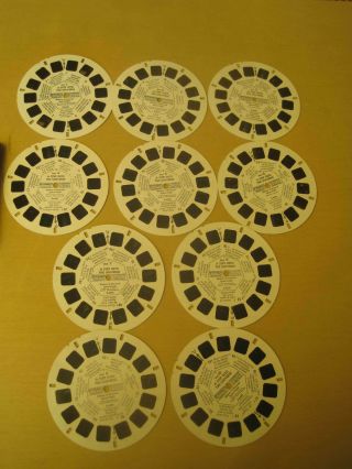 Set Of 10 Viewmaster Reels B664 A Step Into The Universe