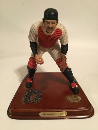 Danbury York Yankees Thurman Munson Baseball Figurine Statue As Found