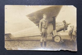 Charles Lindbergh Spirit Of St.  Louis Rppc,