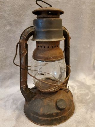 Vintage Lantern Dietz Little Wizard Antique Loc - Nob Syracuse,  N.  Y.