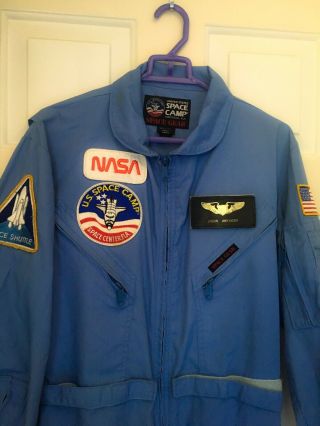 Authentic Nasa Kennedy Space Center United States Space Camp Flight Suit