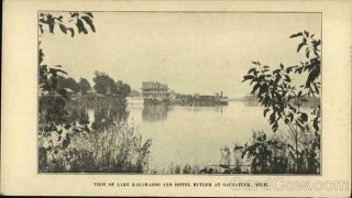 Saugatuck,  Mi View Of Lake Kalamazoo And Hotel Butler Allegan County Michigan