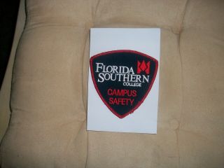 Florida Southern College Campus Safety Florida Police Patch