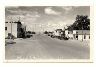 Rppc Photo Postcard Othello,  Washington Small Town Main Street View 1950