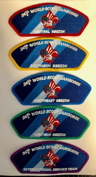 Boy Scout 2019 24th World Jamboree Contingent Jsps - 4 Regions,  Ist