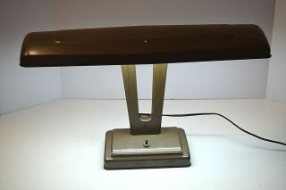 Vintage Underwriters Lab,  Mid Century Modern Industrial Desk Lamp Model E - 24454