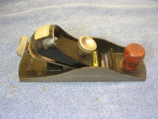 Vintage Stanley No.  220 Block Plane Made In The Usa - Minimal Use