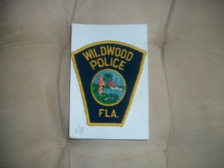 Wildwood Police Florida Police Patch Old Style