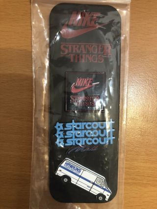 Nike X Stranger Things Collectible Pins (star Court)